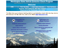 Tablet Screenshot of emissiontestwa.com